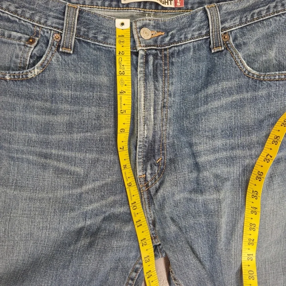 Vintage Y2K Levis 559 Denim Jeans 36x30  Distressed Relaxed Straight Hi-rise